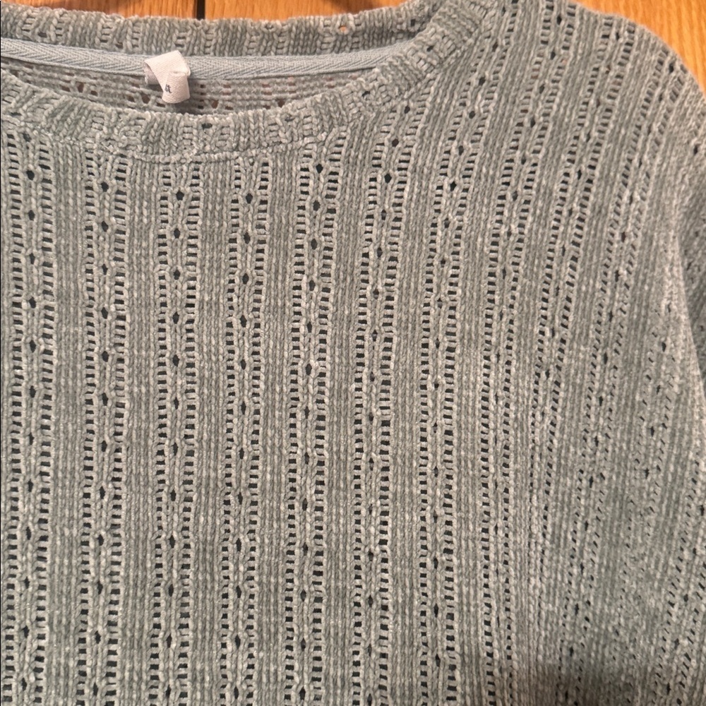 Soft Sage green Knit Sweater - Picture 2 of 4